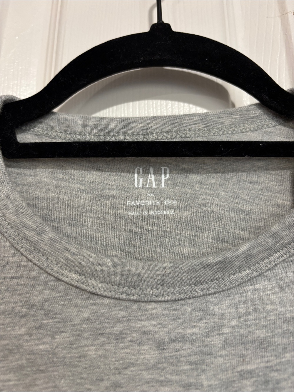 3 GAP / GAP FACTORY Crew Neck T-Shirts White Gray Black Size XS - Picture 7 of 10